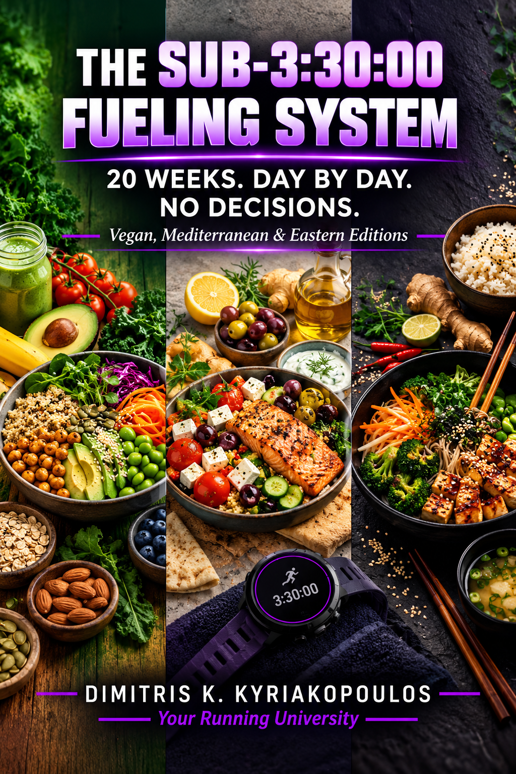 The Sub-3:30 Fueling System: Vegan, Mediterranean, Eastern Editions