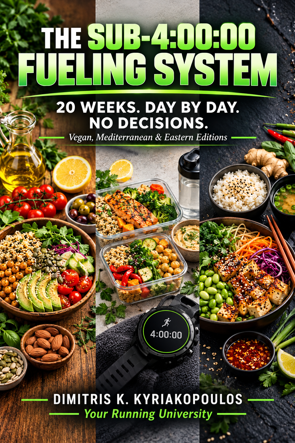 The Sub-4:00 Fueling System: Vegan, Mediterranean, Eastern Editions