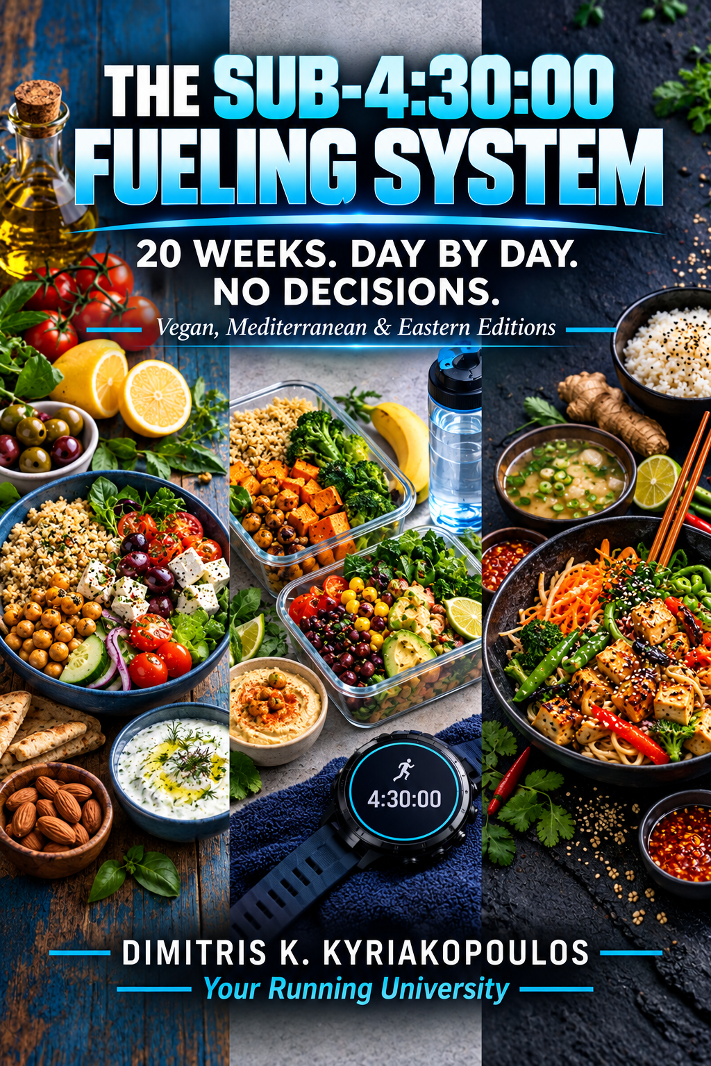 The Sub-4:30 Fueling System: Vegan, Mediterranean, Eastern Editions
